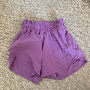 Lululemon 4 inch purple shorts size 2